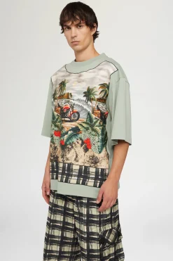 Fashion Antonio Marras T-shirt in Cotone Verde