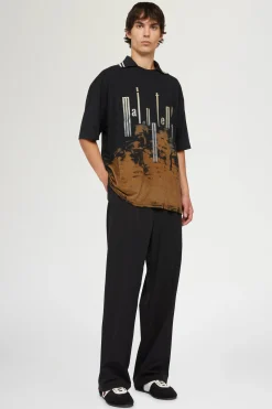 Fashion Antonio Marras T-shirt Nera & Marrone Maicuntentu